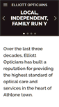 Mobile Screenshot of elliottopticians.ie